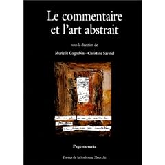 Le commentaire et l'art abstrait