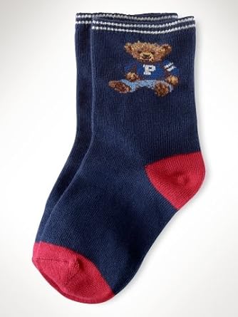 polo teddy bear socks