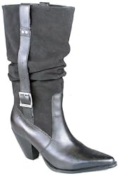 Harley Davidson Womens Bianca Black Suede Boots