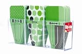 Clip-rite Clip-Tabs Small Printed Metro Green 12 Clip-Tabs per design Dispenser included 36 pieces (CRT-024 )