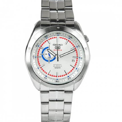 Seiko 5 Sports White Dial Stainless Steel Automatic Mens Watch Ssa061 Martim Fernandes Araujonol