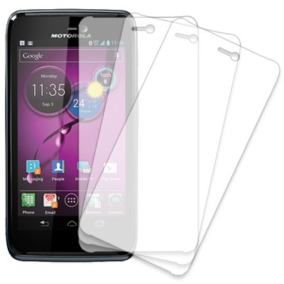 Motorola ATRIX HD Screen Protector Cover, MPERO Motorola ATRIX HD MB886 3 Pack of Screen Protectors