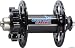 American classic front disc hub 32h black