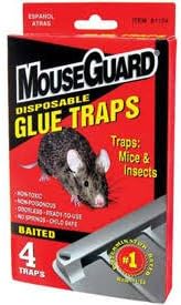 Mouse Guard Baited Glue Traps, 4 Pack