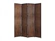 Large Wood Room Divider (Brown) (84"H x 84"W x 1.5"D)