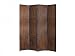 Large Wood Room Divider (Brown) (84"H x 84"W x 1.5"D)