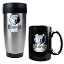 Memphis Grizzlies Travel Mug & Coffee Cup Set