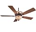 Minka-Aire Fans F661-ORB 52" Taos Rustic Oil-Rubbed Bronze Ceiling Fan w/ Light, Wall Ctrl & Blades