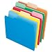 Pendaflex 1521/3ASST Pendaflex 2-Tone File Folders, 1/3 Cut, Top Tab, Letter, 4 Asst Colors, 100/Box
