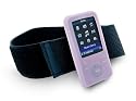 Tuff-Luv Slim&Lite Silicone skin case / Screen Prot & Armband cover for Sony Walkman E Series NWZ-E430 / NWZ-W436 NWZ-E438 NWZ-E439) - (Pink)