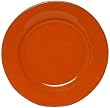 Terracotta Glazed Pottery Brown Red Clay Charger 13.25"D