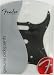 Fender Strat Guitar Pickguard Black Glass Sparkle 4 Ply