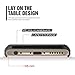 iPhone 6s Plus Case, Anuck Shockproof iPhone 6s Plus Wallet Case [Card Pocket] Anti-Scratch Protective Shell Rubber Bumper Case with Slide Card Holder Slot for Apple iPhone 6 Plus 6s Plus - Gold