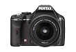 Pentax K-x Kit reflex 12,4 Mpix 2,7" + 2 Objectifs DA-L 18-55mm et DA L 50-200mm + chargeur Noir