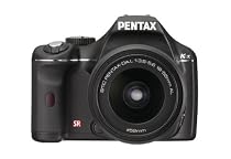Pentax K-x SLR-Digitalkamera (12,4 Megapixel, 6,8 cm Display, LiveView, HD-Videofunktion) inkl. Objektiv DAL 18-55mm schwarz