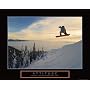 Snowboard in the Sky Motivational Poster Snowboarding Inspirational Art Print Snow Board Picture
