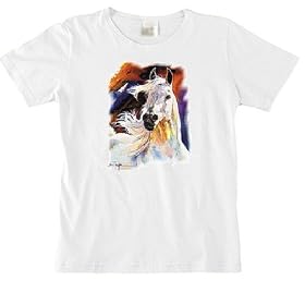 His Majesty White Horse - Horse and Rodeo Women's Cut T-Shirt