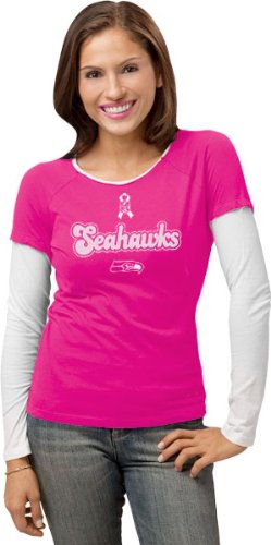 Seattle Seahawks Women's Pink Breast Cancer BCA 