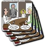 Review 3dRose LLC  / Albert Einstein and the Mensa Bar and Grill - Set Of 8 Ceramic Tile Coasters