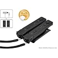 Speedlink-Nintendo Wii - Station de Charge Noire + 2 Batteries pour Telecommande Wiimote