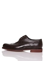 George's Zapato Cordones Pala Vega (Marrón Chocolate)