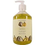 Asquith Somerset Tropical Fruits Anti-Bacterial Liquid Soap in Pump Dispenser, 500 ml 17 fl oz, Coconut Banana