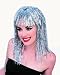 Silver Tinsel Wig Costume Accessory