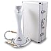 The White Glass wave Hookah with Exclusive Case Unique Modern Hookah