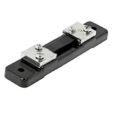 uxcell　DCシャント抵抗　シャントレジスタ　ブラック　シルバートーン　電流計用　金属　プラスチック　電流測定