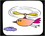 Decorated Mouse Pad with flying, blade, sky, helicopter, bird