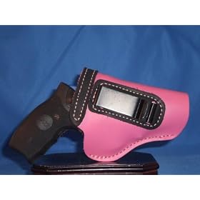 Click here to buy Smith and Wesson Body Guard 38 Left Hand Pro Carry Pink With Black Trim Gun Holster.