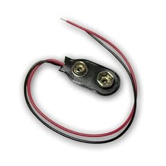 5x Batterieclip f�r 9-V Bl�cke I-Form Kunststoff