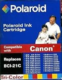 Polaroid - Polaroid's Canon BCI-21C-Compatible Tri-Color Ink Cartridge