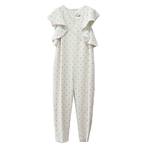 (コルテスワークス)CORTES WORKS ドットフレアスリーブコンビネゾン cwe-6401-b