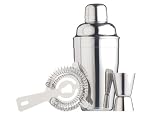 Barcraft Three Piece Barman's Cocktail Kit