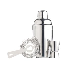Barcraft Three Piece Barman's Cocktail Kit