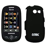 EMPIRE Black Rubberized Snap-On Cover Case for Samsung Flight 2 A927