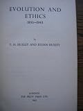 EVOLUTION AND ETHICS, 1893-1943.