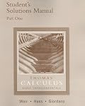 Thomas' Calculus Early Transcendentals; Student's Solutions Manual; Part One