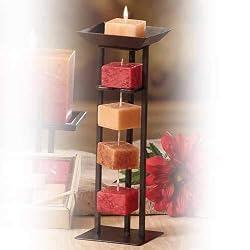 Deco Glow Candles on a Rope Tall Holder (Holder only, candles not included)