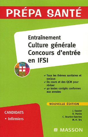 Entraînement Culture Générale Concours d'entrée en IFSI