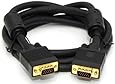 C&E VGA-VGA Standard 15-Pin VGA Male to VGA Male Cable, 10 Feet