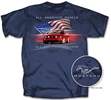 Ford Mustang - American Muscle Navy T-shirt