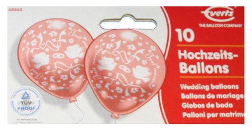 Imagen 3 de Everts 48362  - 2 x 10 globos de boda en la bolsa de noble