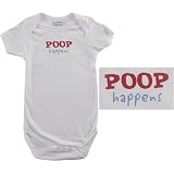 Baby-Says Bodysuit - Poop Happens