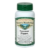 Nature's Wonderland Cayenne Pepper Herbal Supplement Capsules, 675 mg, 60-Count Bottles (Pack of 3)