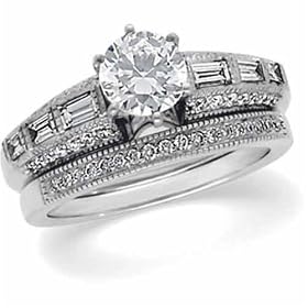 Diamond Wedding Ring Set