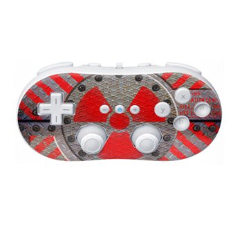 Radioactive Design Nintendo Wii Classic Controller Protector Skin Decal Sticker