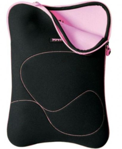 Port Delhi Skin Tasche 33 cm (13 Zoll) bis 35,4 cm (14 Zoll) f&uuml;r Notebook schwarz/pink Preisvergleich