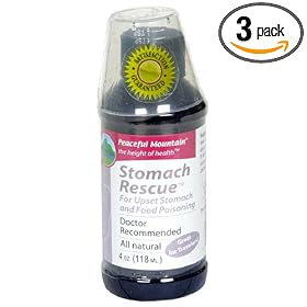Peaceful Mountain Stomach Rescue, 4-Ounce Packages (Pack of 3)